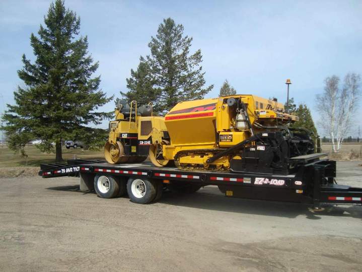 Asphaltage routes municipales Louiseville