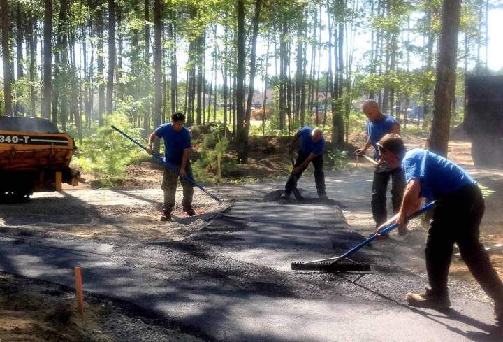 Asphaltage projets gouvernementaux Louiseville